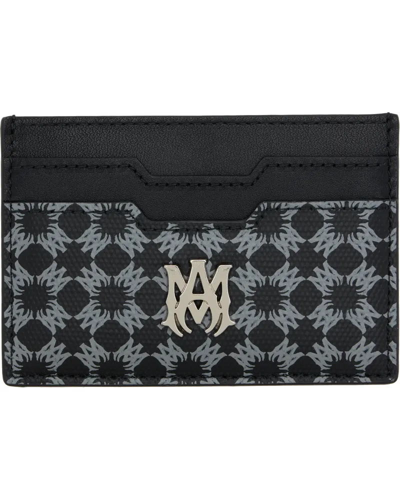 Amiri Black MA Quad Card Holder Black