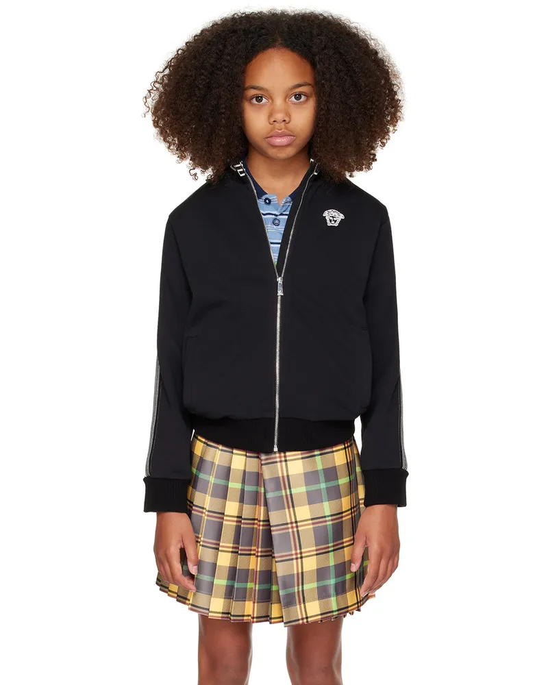 Versace Kids Black Greca Sweatshirt 6b890-black+white+bl
