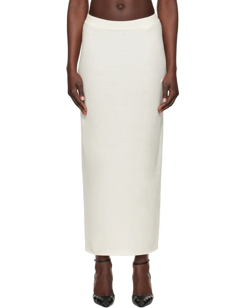 Lisa Yang Off-White Charlotta Maxi Skirt Sj