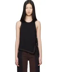 Eckhaus Latta Black Edge Tank Top Coal