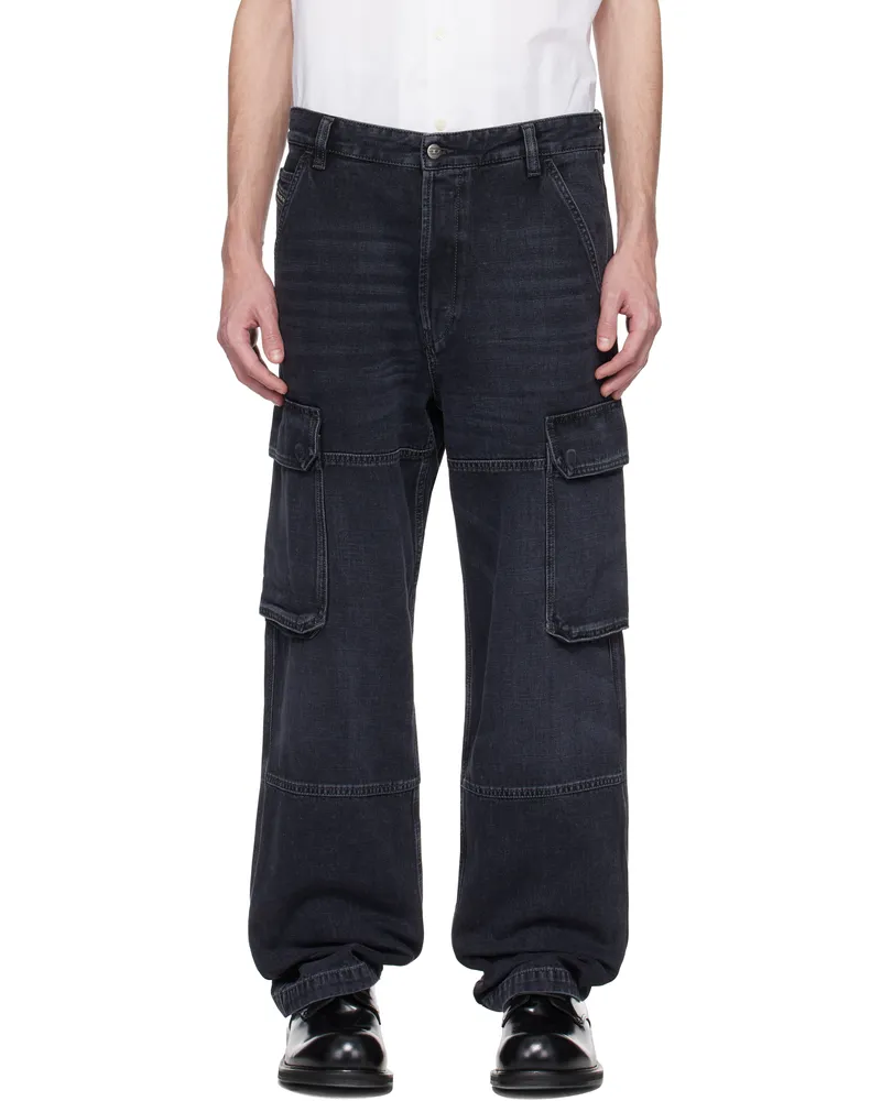 Diesel Black D-Uty 007z9 Jeans 2