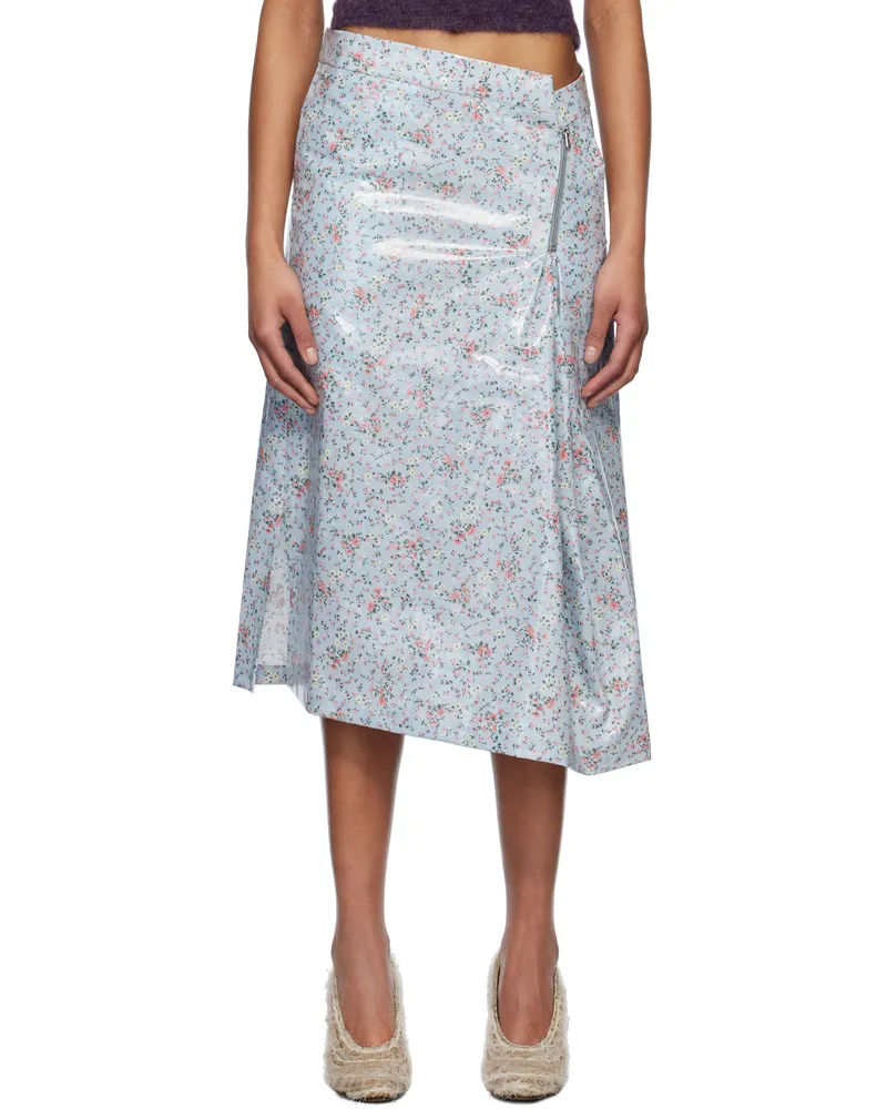 BLESS Blue SMLXL Rain Skirt Midi Skirt Liberty