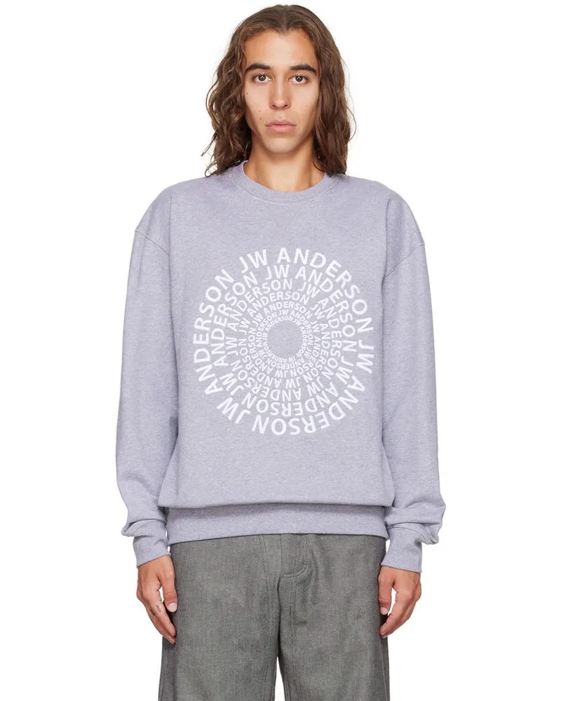 J.W.Anderson Gray Swirl Sweatshirt 907