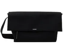 Black Utility Crossbody Large Bag