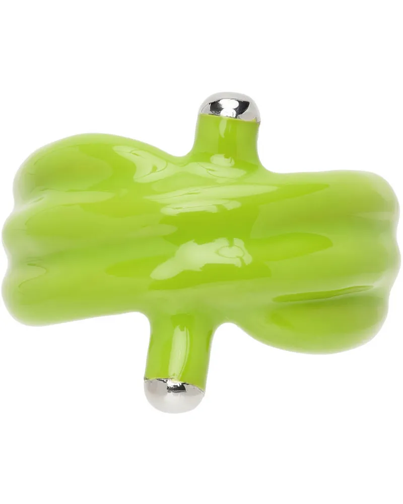 Marshall Columbia SSENSE Exclusive Green Alan Crocetti Edition Double Knot Ring Green