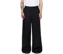 Black CLOT Edition Wide Leg Tailored Trousers
