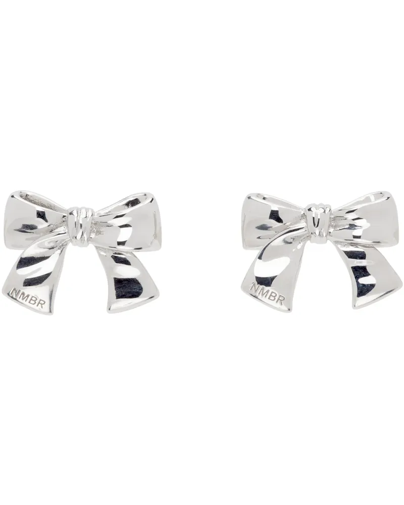 Numbering Silver #7118 Earrings Silver