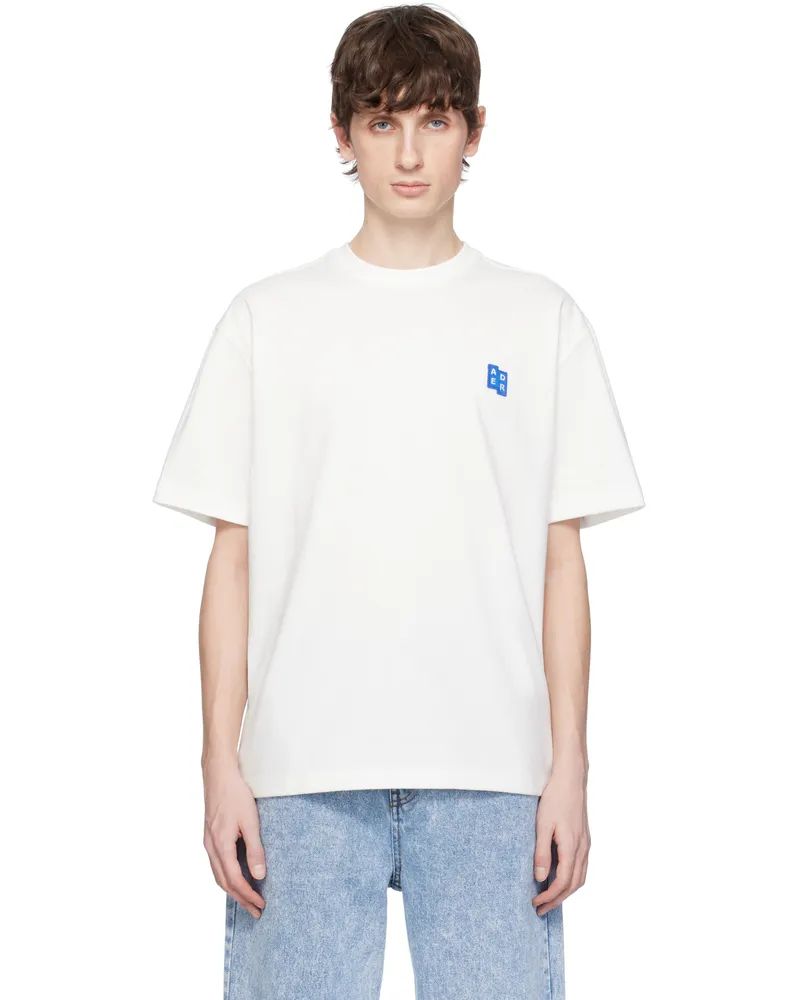 Adererror White Sig; TRS Tag 01 T-shirt Off