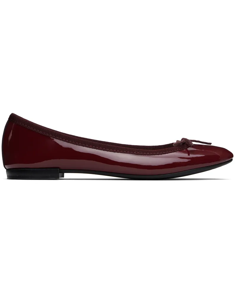 Repetto SSENSE Exclusive Burgundy Cendrillon Ballerina Flats 1450