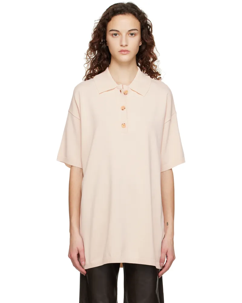 Teurn Studios SSENSE Exclusive Pink Jane Polo Pink