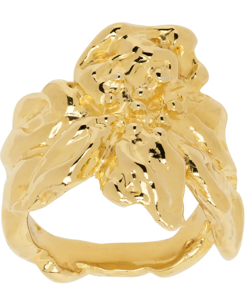 CHOPOVA LOWENA Gold Lily Ring Gold