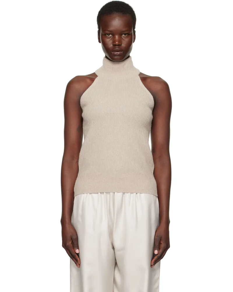 Lisa Yang Beige Freya Tank Top Sa