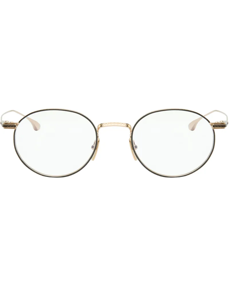 DITA Gold JOURNEY-TWO Glasses White