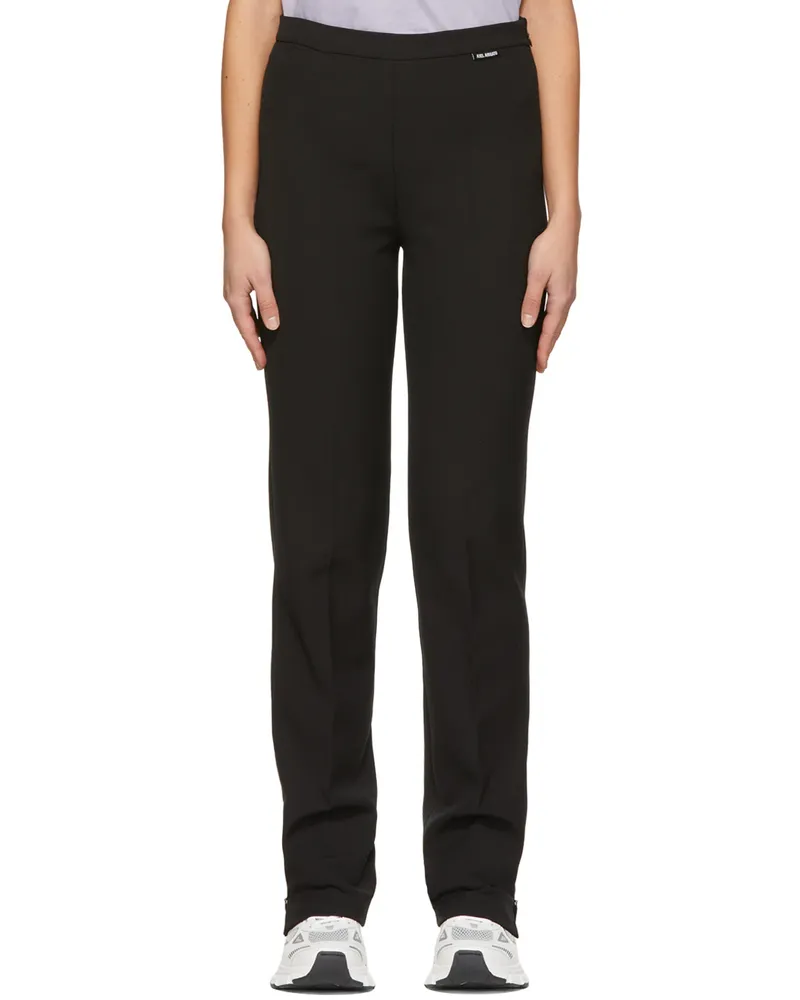 Axel Arigato Black Polyester Trousers Black