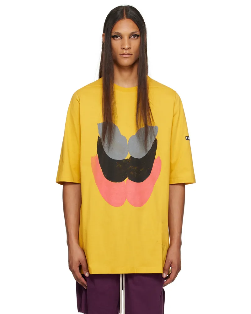 Rick Owens SSENSE Exclusive Yellow KEMBRA PFAHLER Edition Jumbo T-Shirt 12100