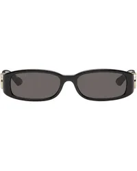 Gucci Black Rectangular Frame Sunglasses Black