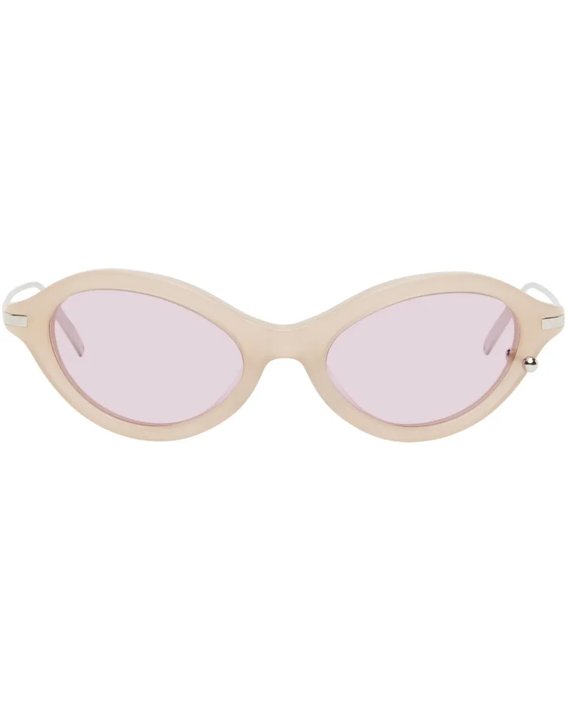 Justine Clenquet SSENSE Exclusive Beige Neve Sunglasses Beige