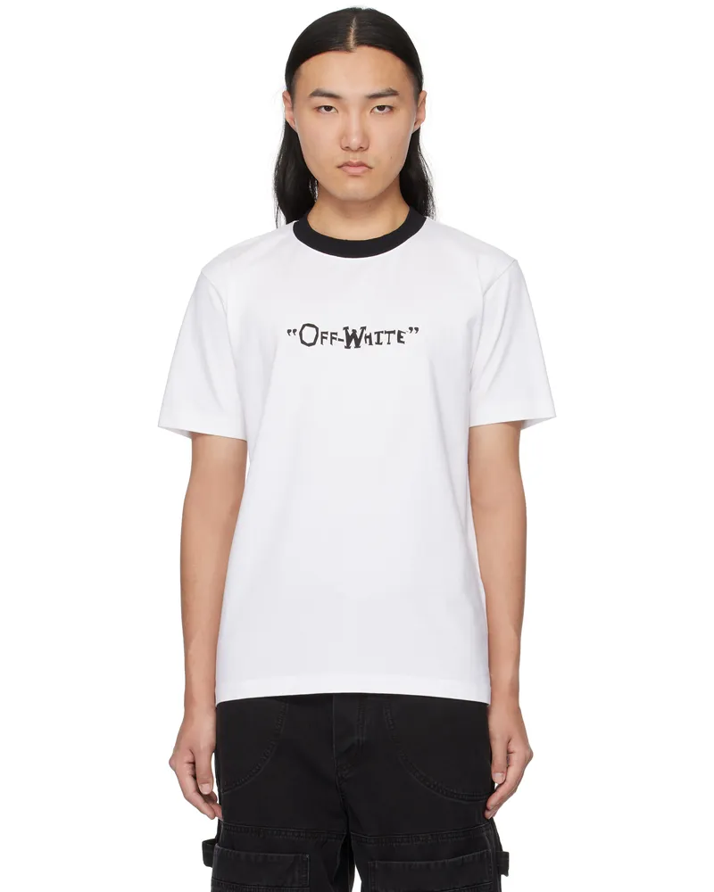 OFF-WHITE White 'Off' Quote Slim T-shirt White