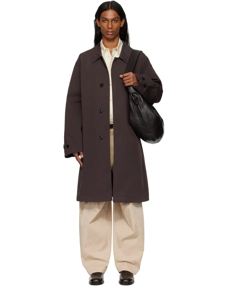 Christophe Lemaire Brown Car Coat Br490