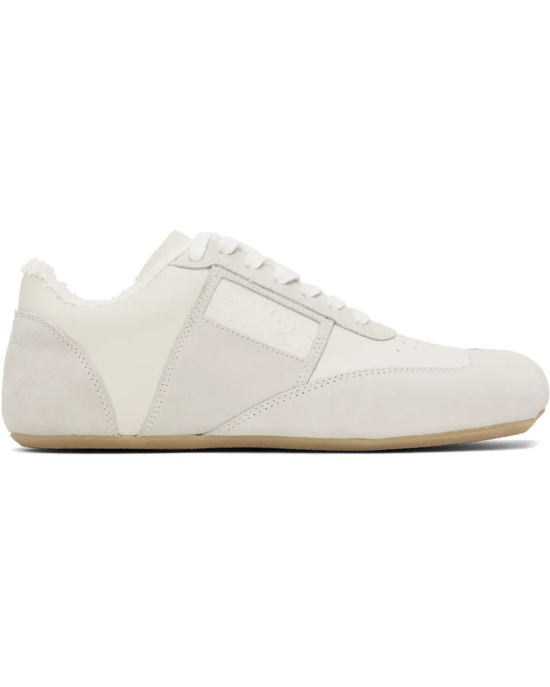 Maison Margiela White & Gray Anatomic Sneakers T1003