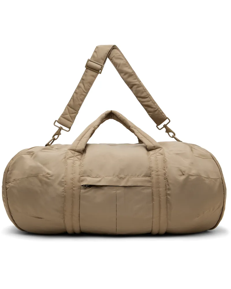 Entire Studios Beige Standard Duffle Bag Cork