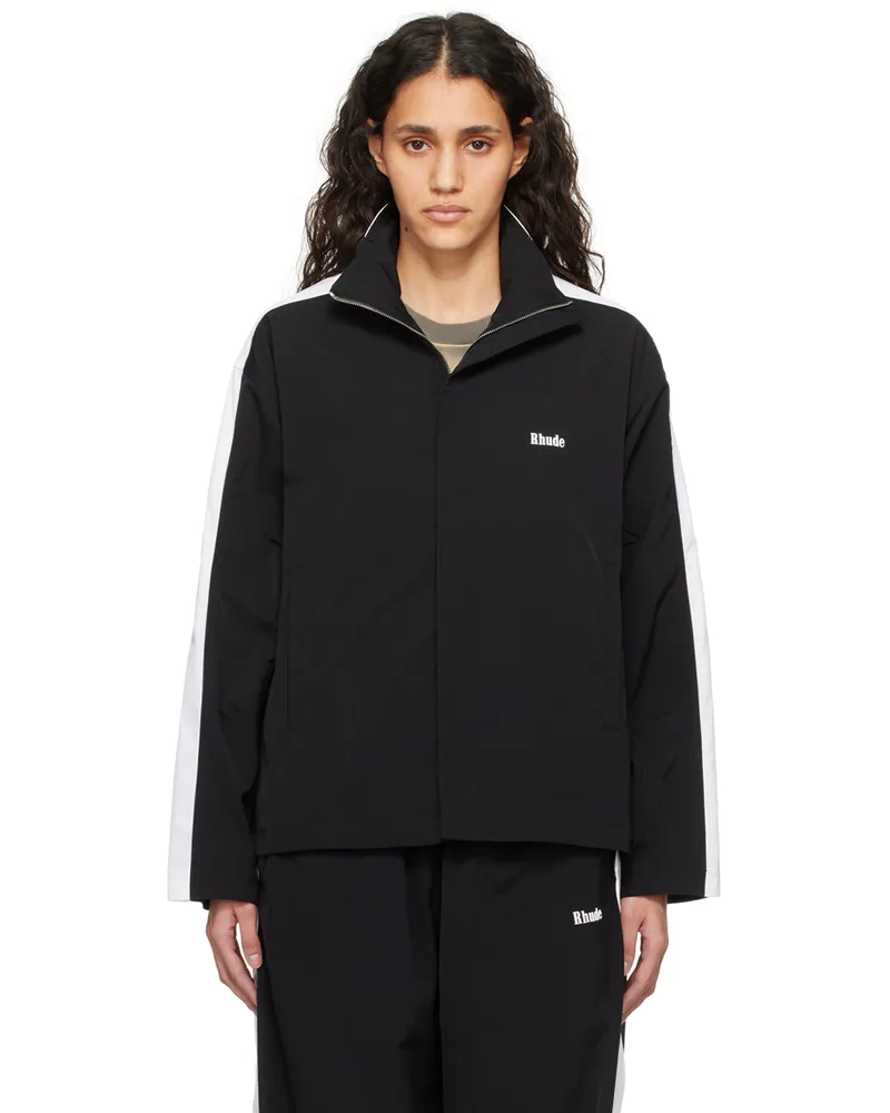 RHUDE SSENSE Exclusive Black Amarino Track Jacket 2059