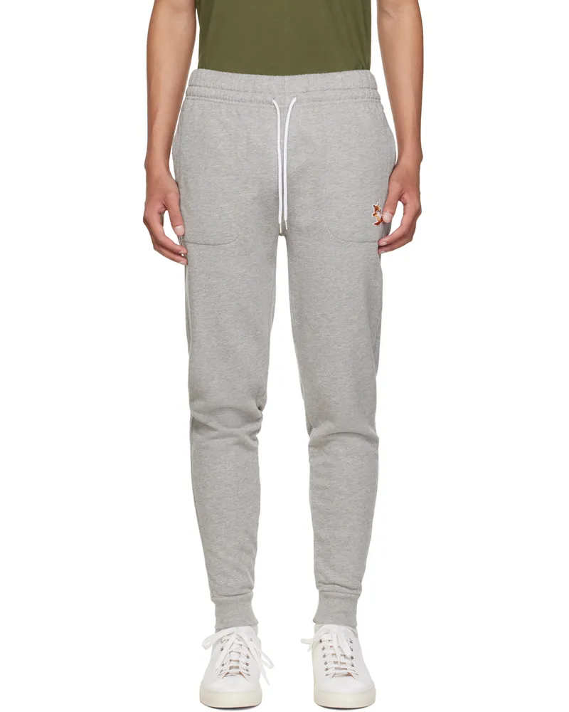 Kitsuné Gray Chillax Fox Lounge Pants H150