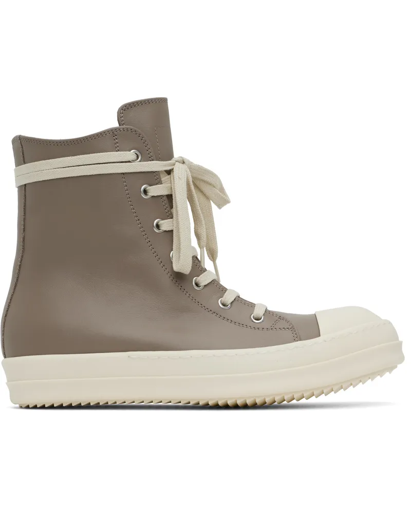 Rick Owens Taupe Hollywood Sneakers 6411