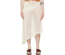 White Ischia Midi Skirt