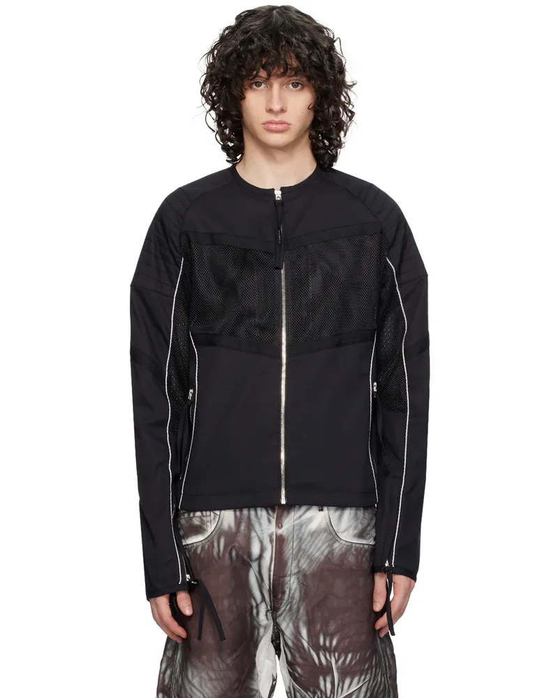 Kanghyuk Black Lock Stitch Jacket Black