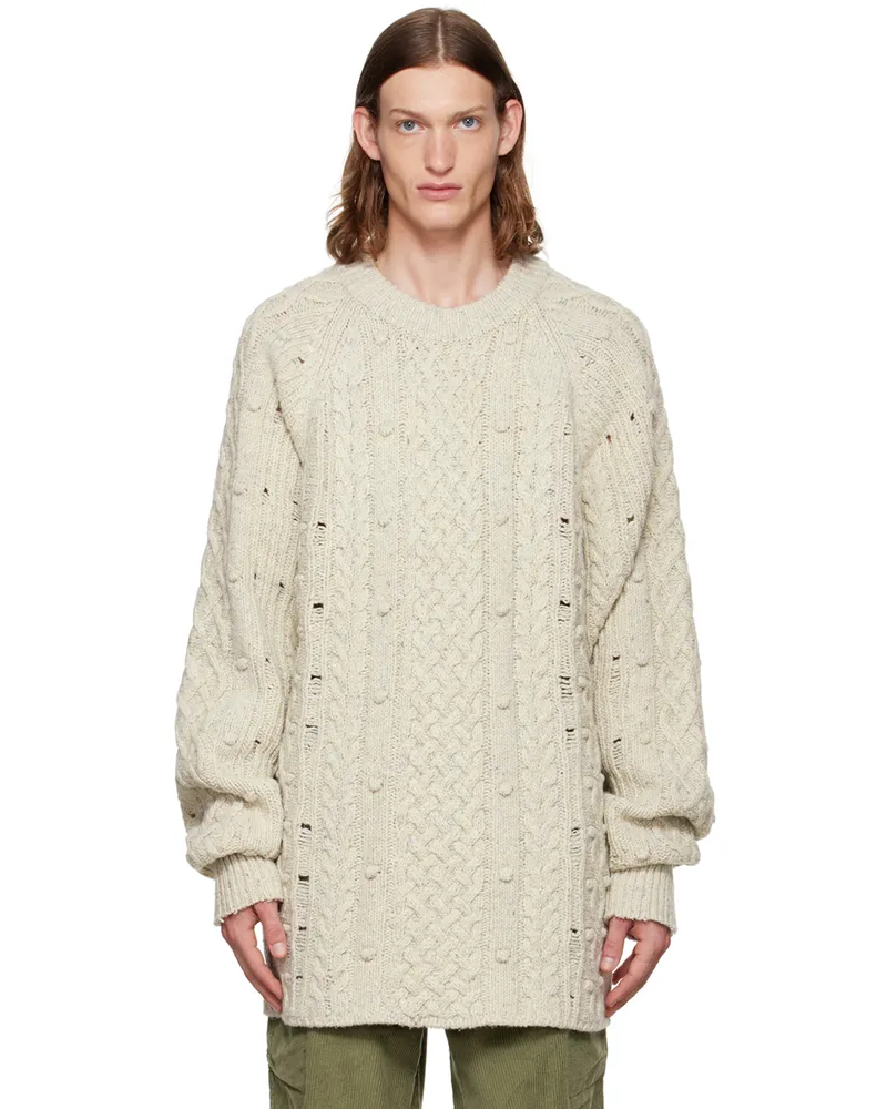 Andersson Bell Beige Long Sweater Ecru