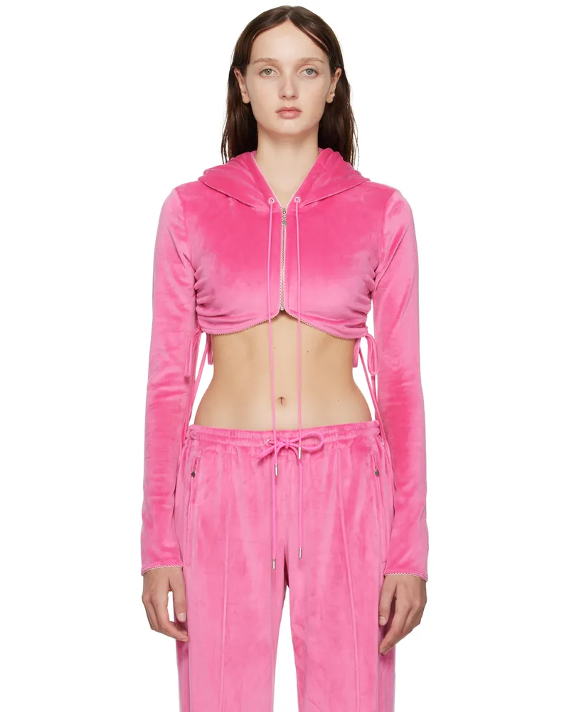 PRISCAVera Pink Zip-Up Hoodie Hp