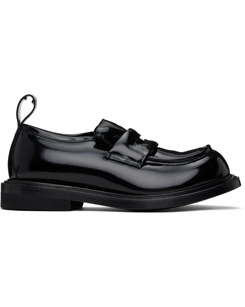 Moschino Black Oliver Loafers Black