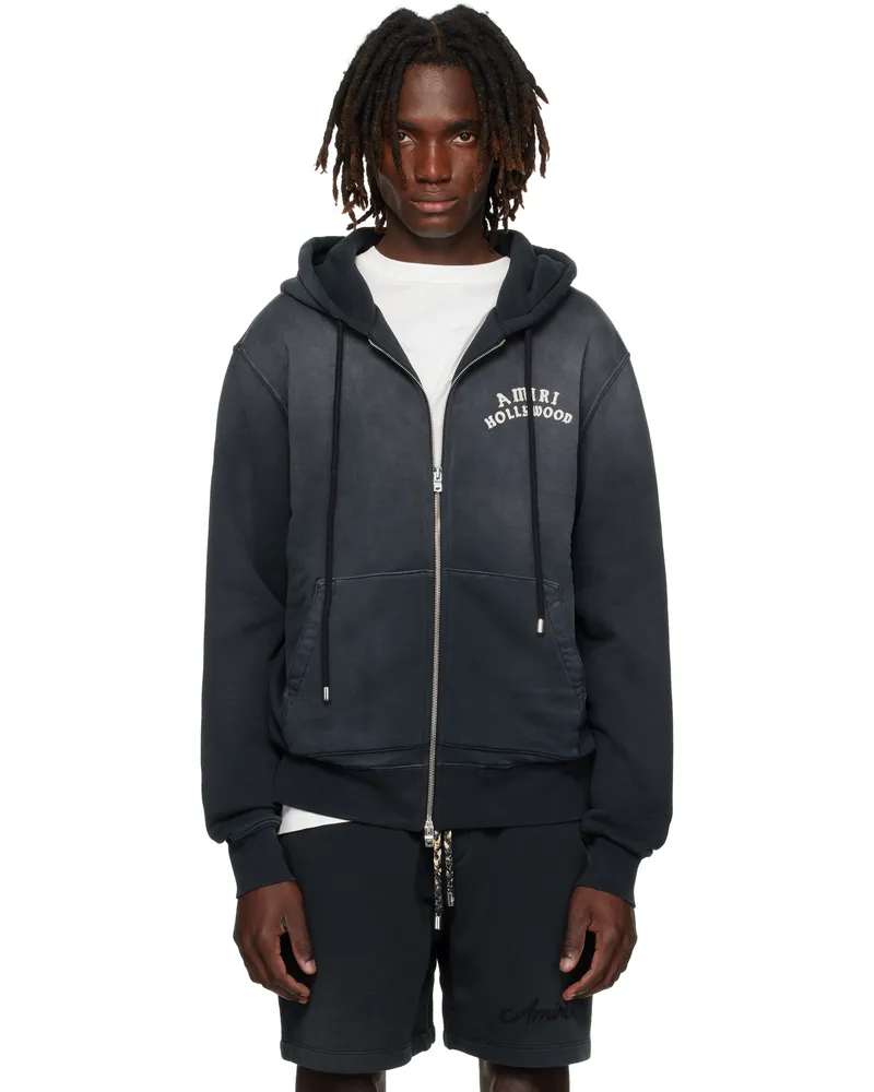 Amiri Black 'AMIRI Hollywood' Zip Hoodie Black