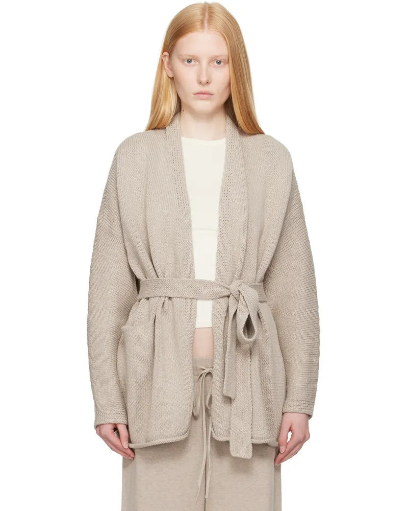 Lauren Manoogian Taupe Coto Cardigan S04