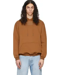 VTMNTS Brown Big Rubber Patch Hoodie Brown