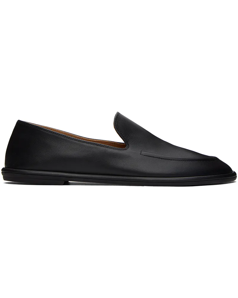 The Row Black Canal Loafers Black