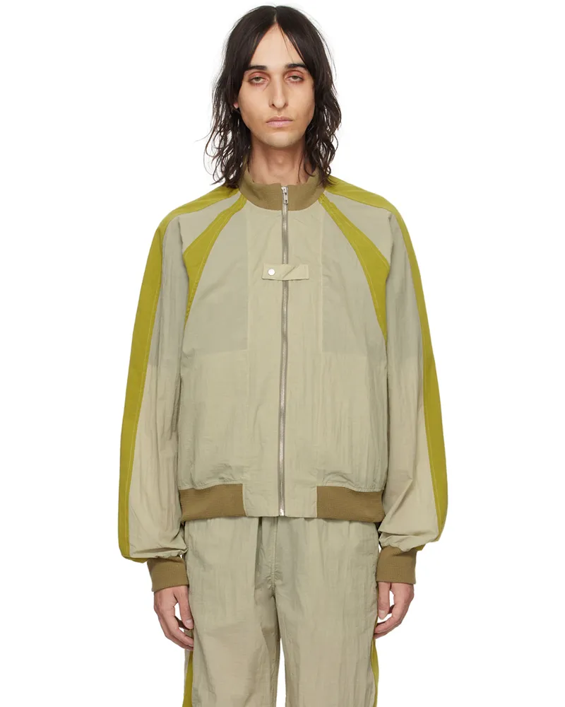 RANRA Gray & Khaki Thussar Jacket Dark