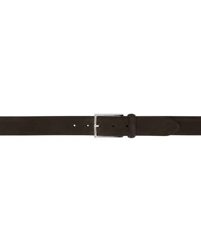 Anderson's Brown Suede Leather Semi Formal Belt M9