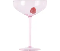 Pink Manhattan Cocktail Glass