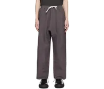 Gray O-Project Drawstring Trousers
