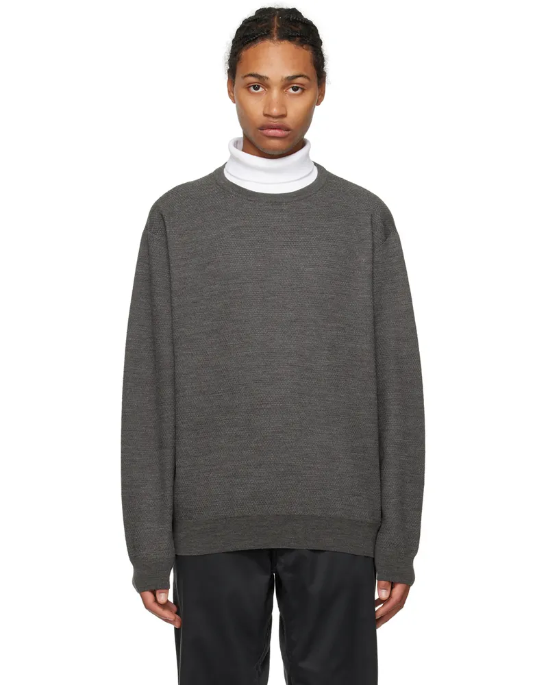 nanamica Gray Crewneck Sweater Ch