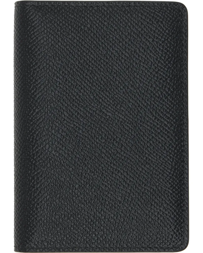 Maison Margiela Black Slim 2 Card Holder T8013