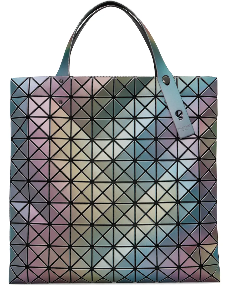 Issey Miyake Multicolor Illusion Tote 04-white