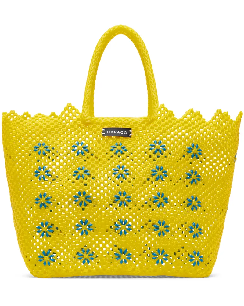 HARAGO Yellow Upcycled Tote Yellow