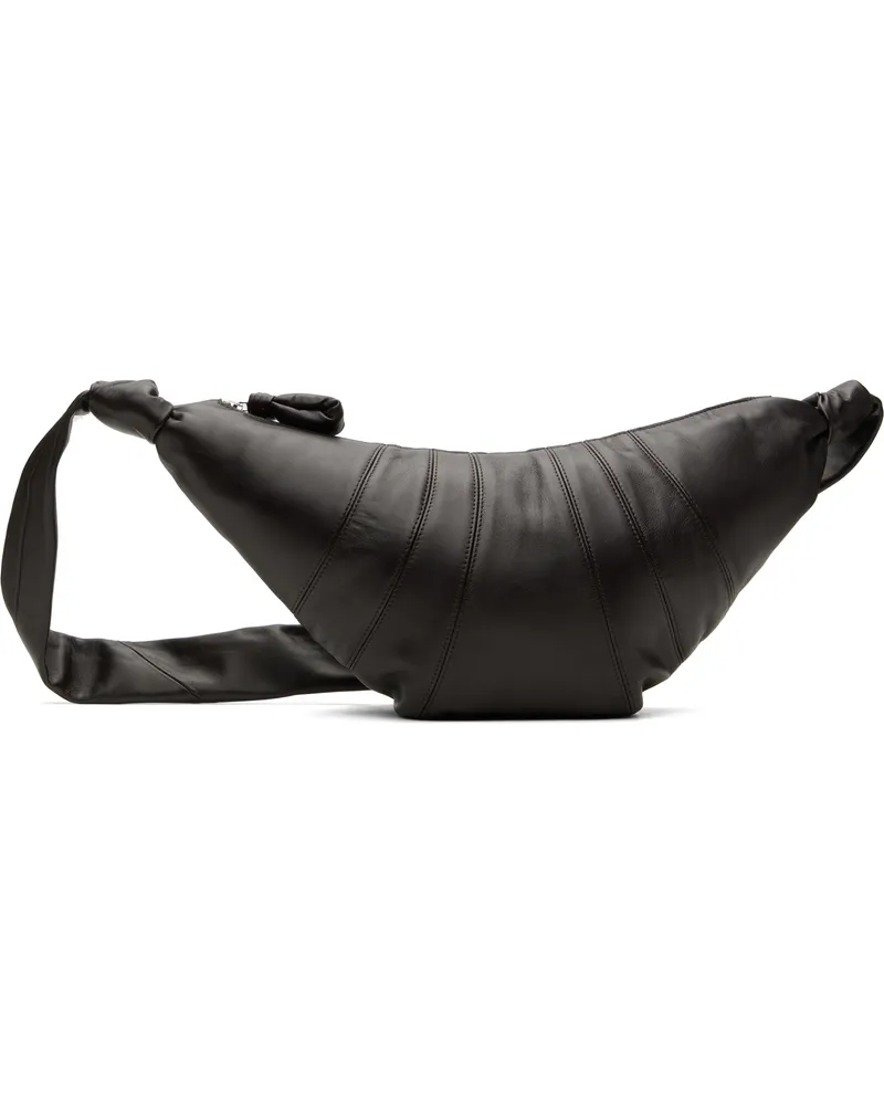 Christophe Lemaire Brown Medium Croissant Bag Br490