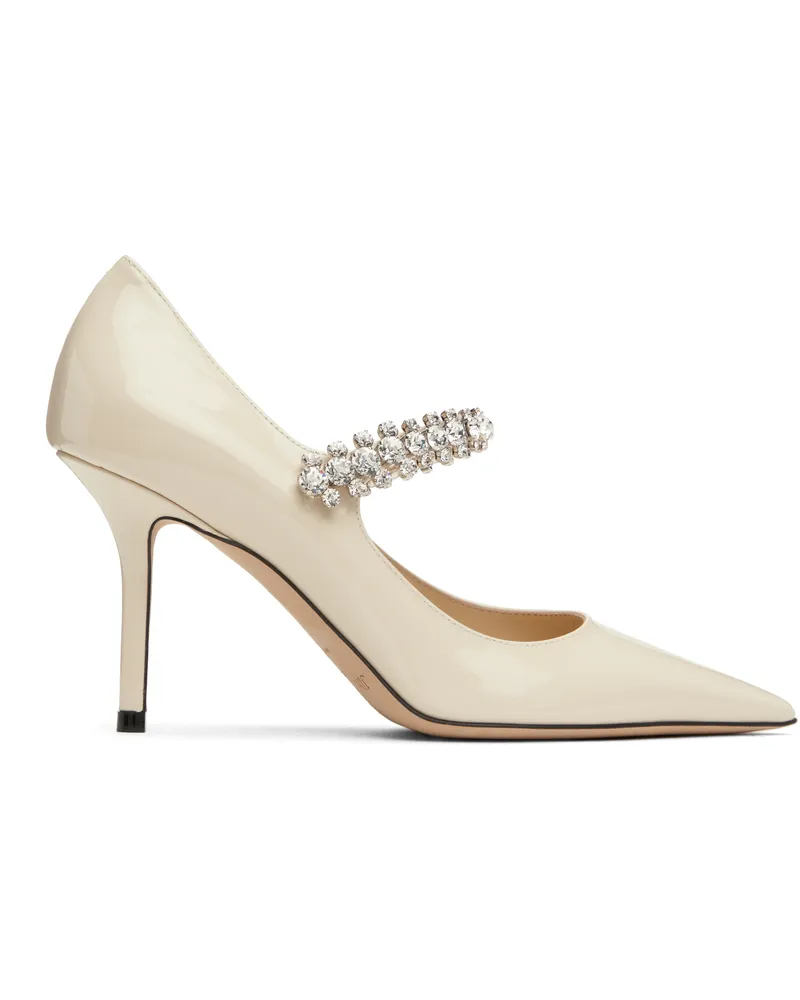 Jimmy Choo Beige Bing Pump 85 Heels Linen