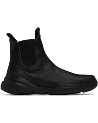 Eckhaus Latta Black Sneaker Chelsea Boots Black