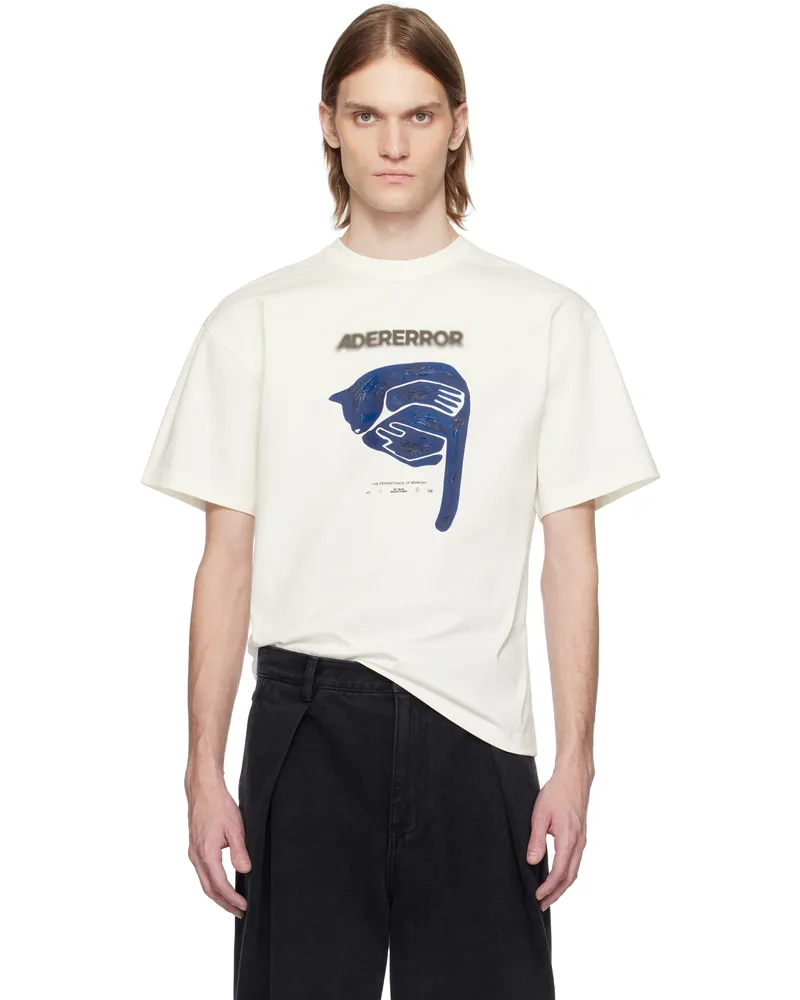 Adererror Off-White Printed Graphic T-shirt Off