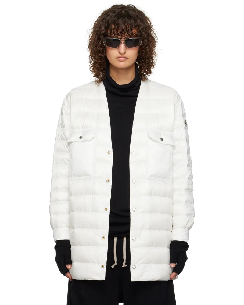 Rick Owens Moncler + Rick Owens Off-White Outershirt Jacket 41